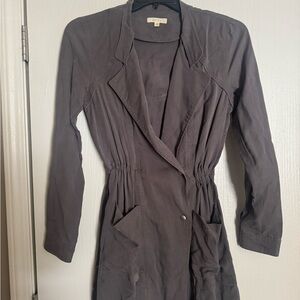 ILLA ILLA Charcoal Trench Coat